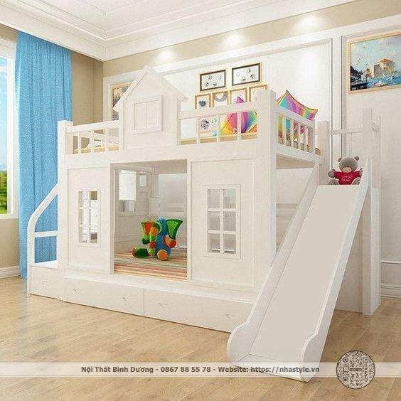 Giường tầng gỗ 001S