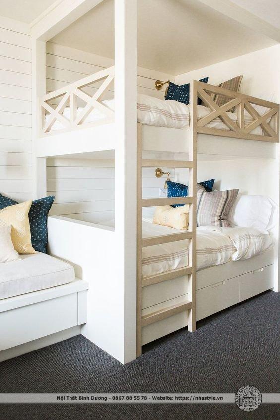 Giường tầng gỗ 005S