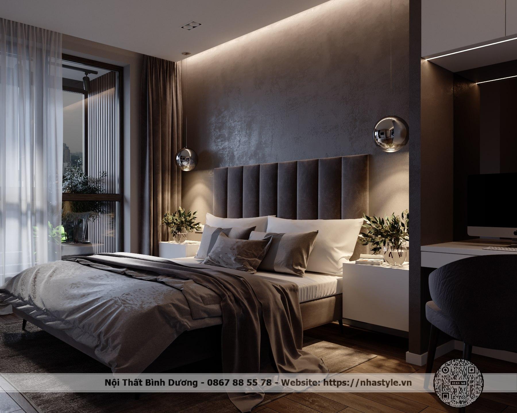 giường ngủ bọc nệm giá rẻ