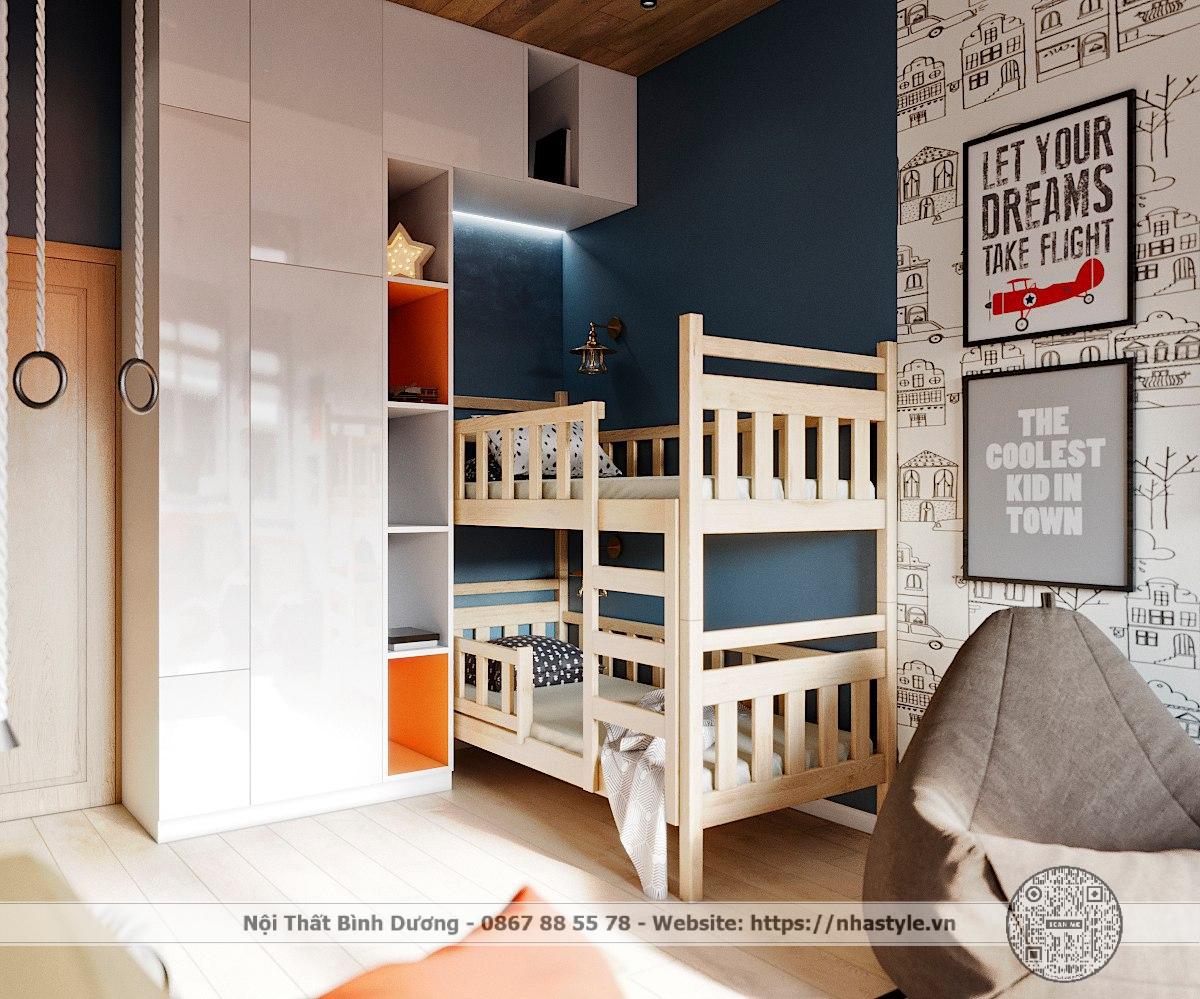 Giường Tầng Đẹp 012S