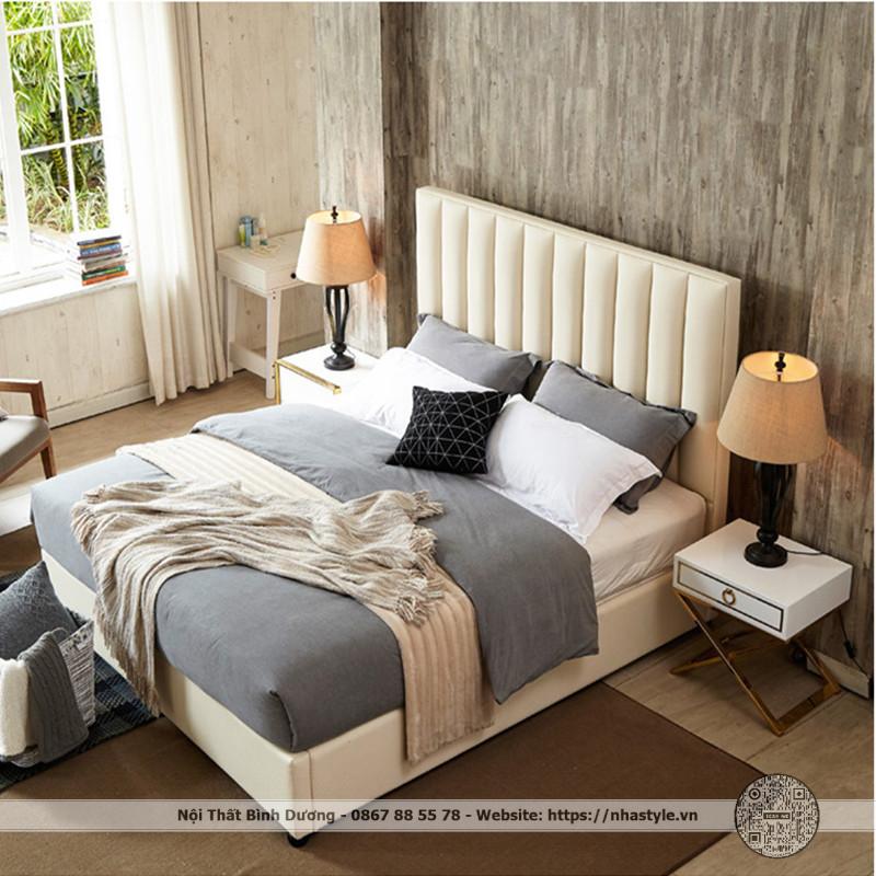 Giường bọc nệm 058S