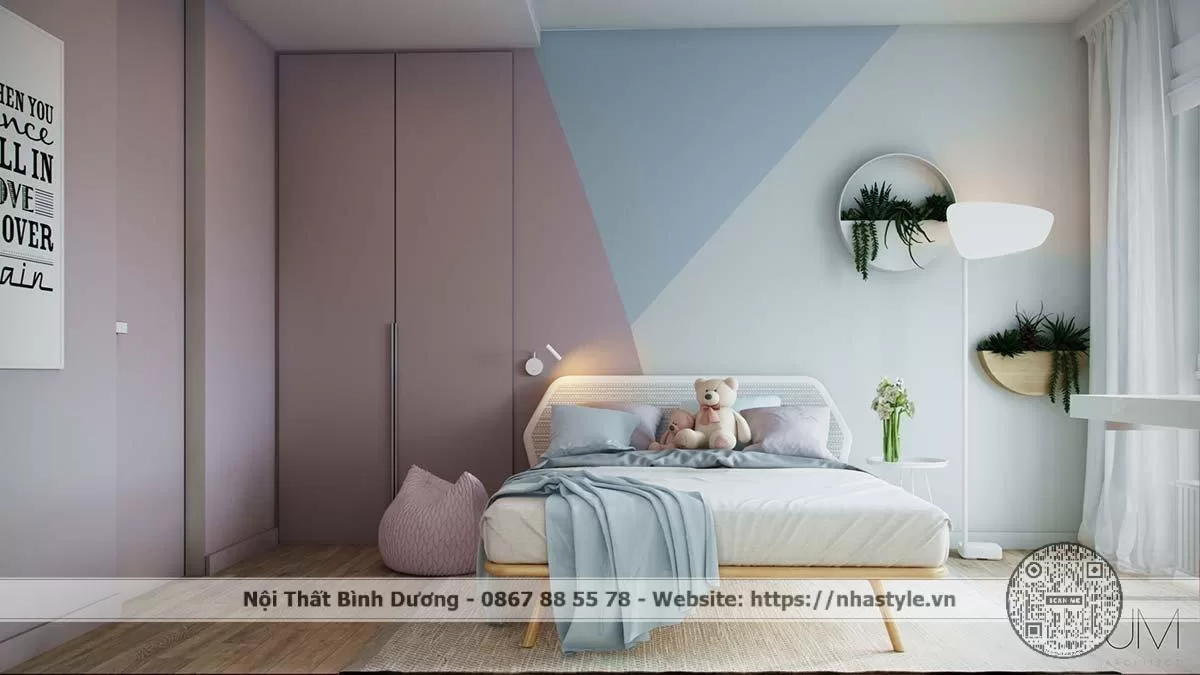 Giường ngủ cao cấp cho trẻ em 008S