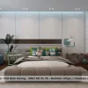 Giường ngủ bọc nệm cho trẻ em 011S