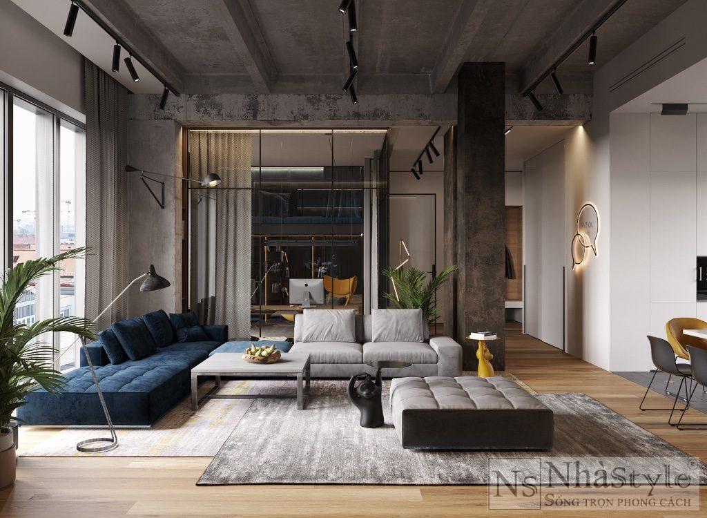 ghe-sofa-mau-xanh-nhung-phong-khach