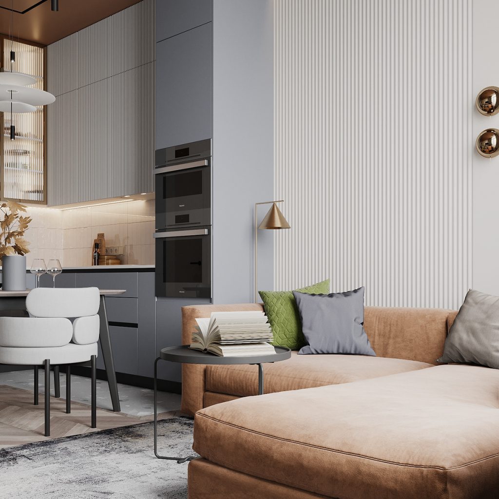 thiết kế thi công nội thất phòng khách