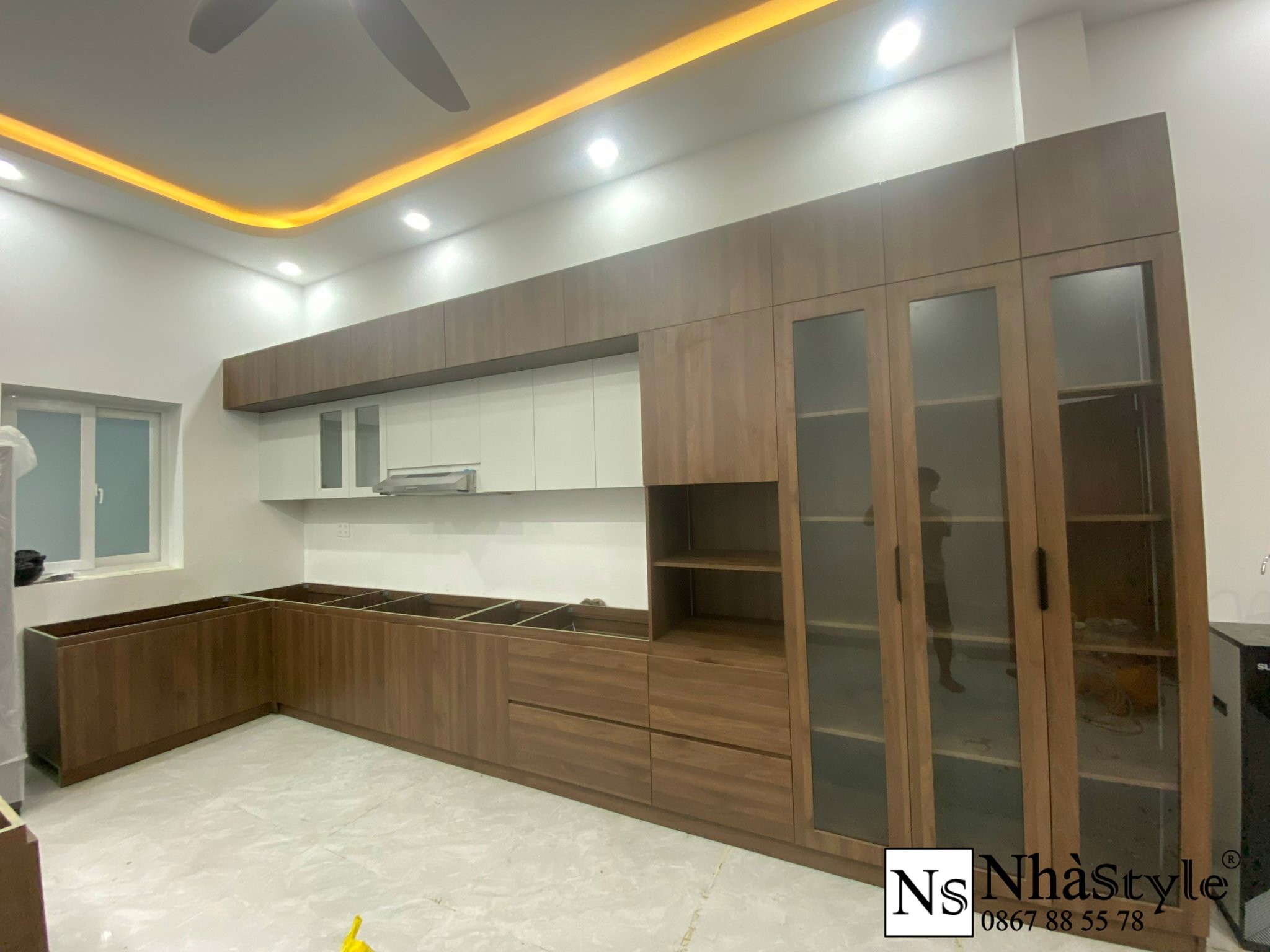 Hoàn Thiện Thi Công Khu Vực Bếp - Nhà Phố Thủ Dầu Một