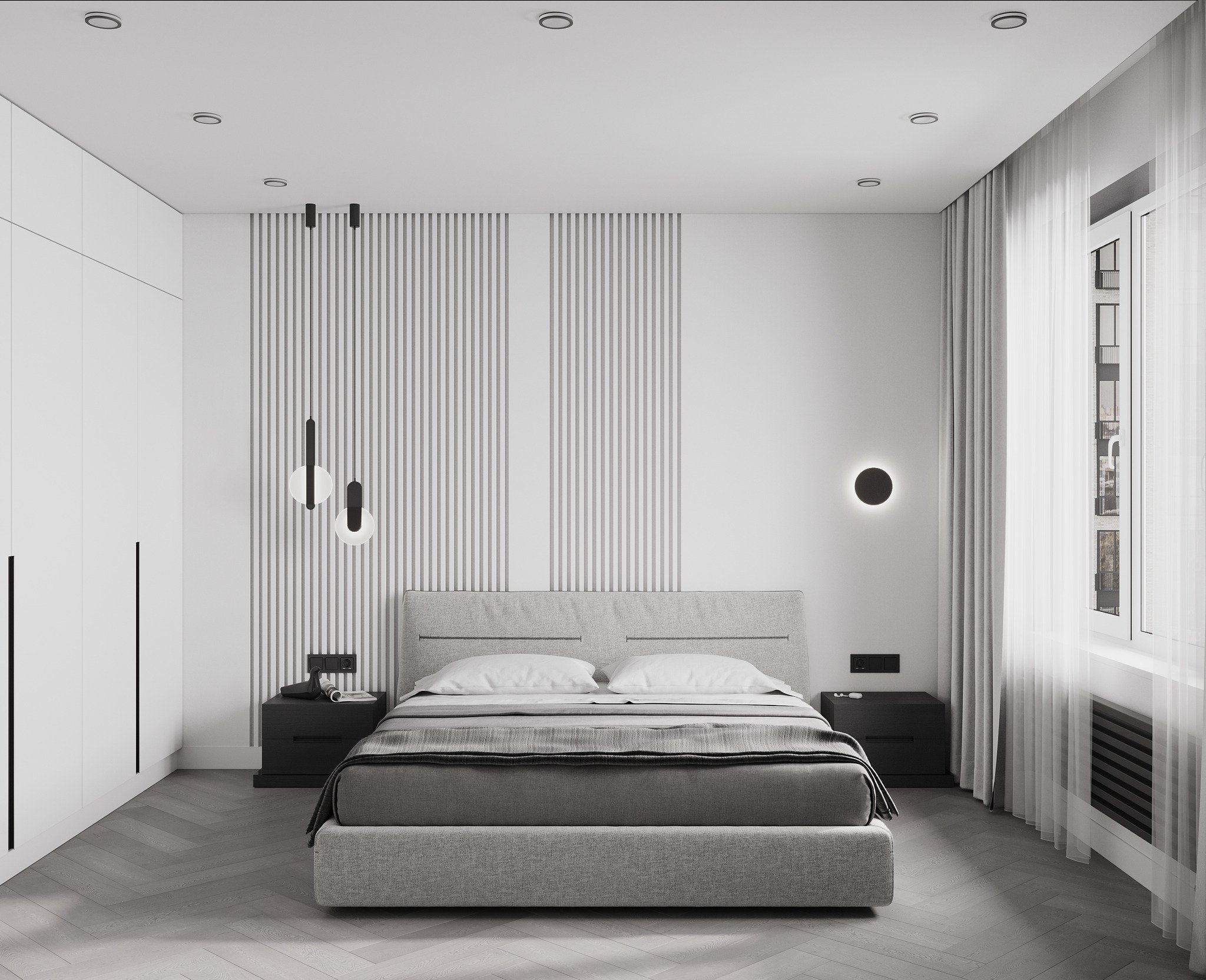nội thất phòng ngủ phong cách tối giản