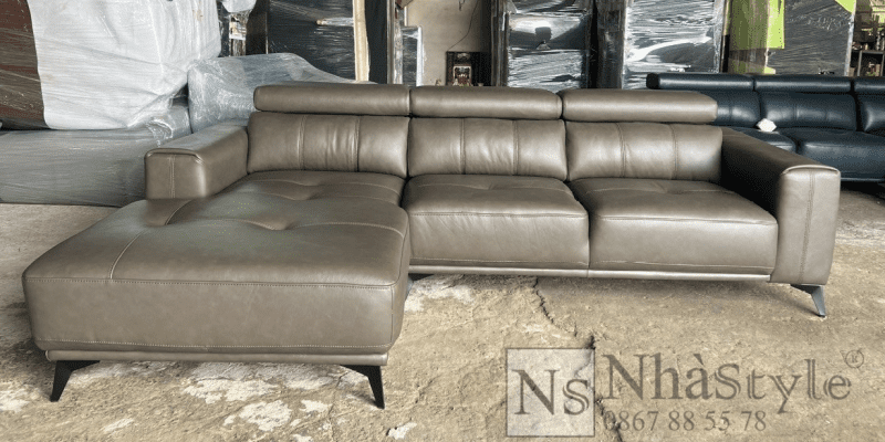 Sofa Da Bò Hiện Đại 022S