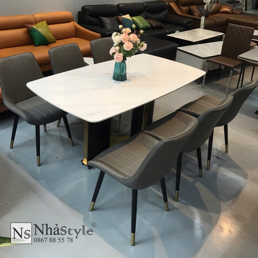 Bàn ghế ăn khuyến mãi 6 ghế 180S