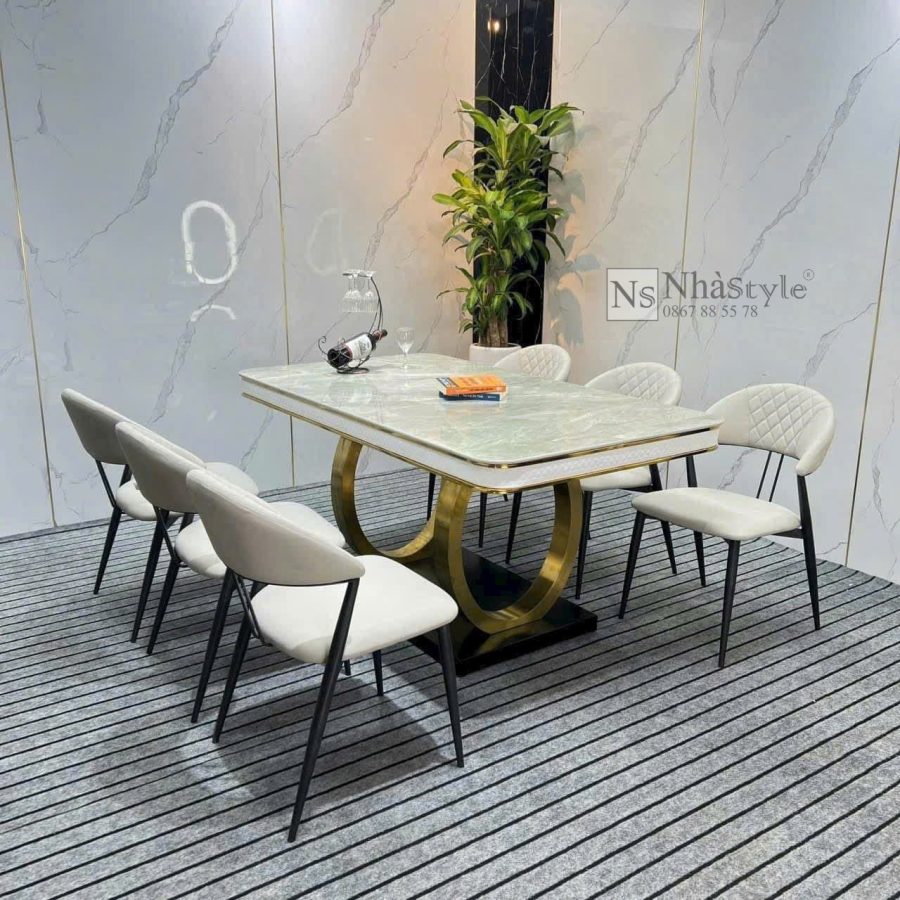 Bàn ăn 6 ghế giá rẻ 253S