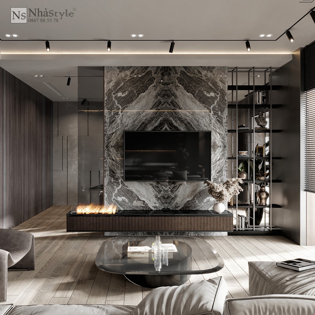 Kệ tivi decor phòng khách 021S