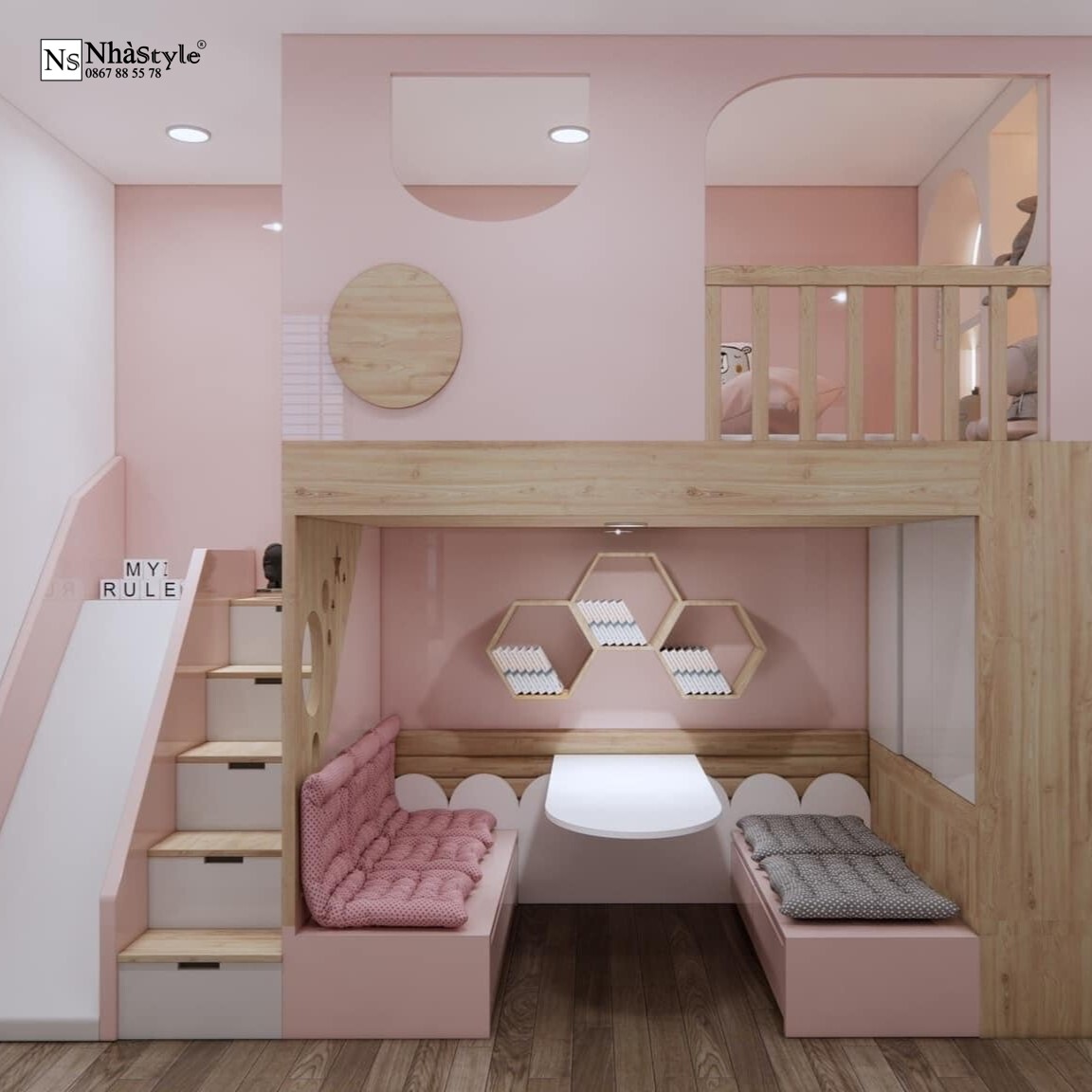 Giường Tầng Trẻ Em 239S