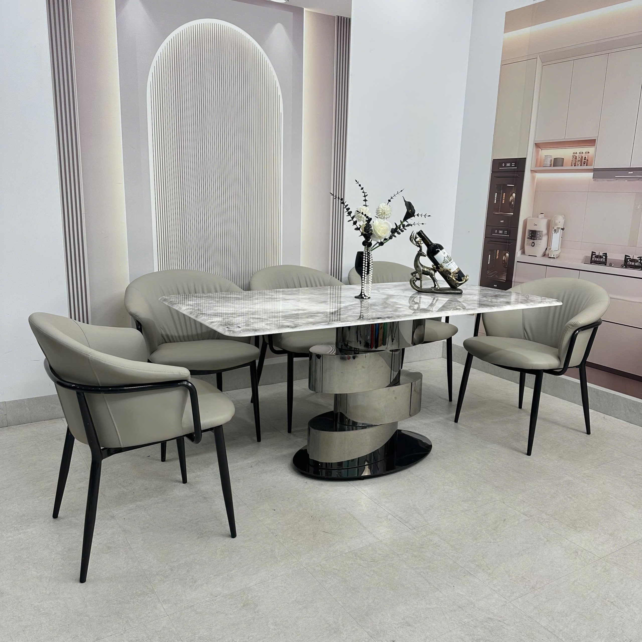 Bàn ăn hiện đại cao cấp 458s