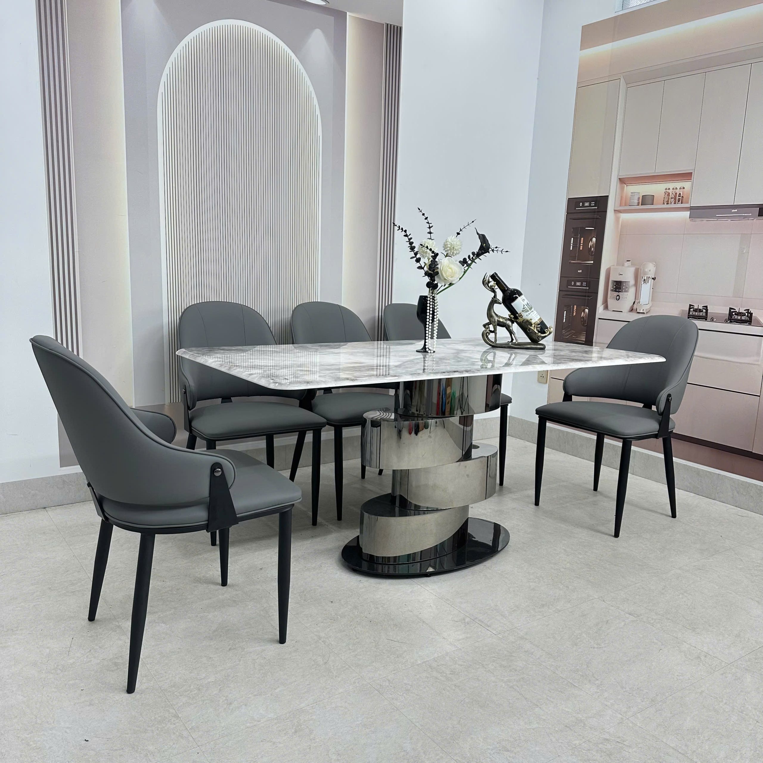 Bàn ăn hiện đại cao cấp 462s