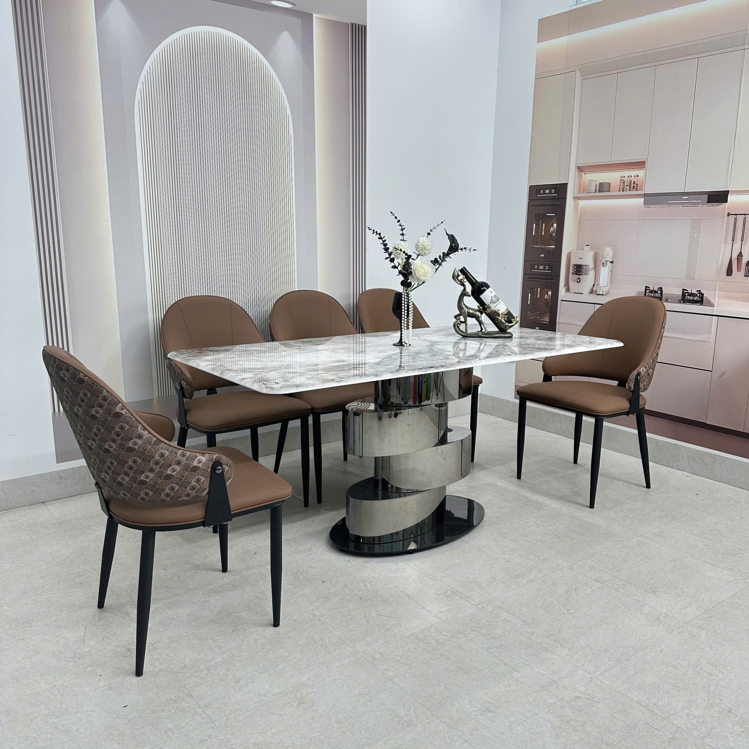 Bàn ăn hiện đại cao cấp 463s